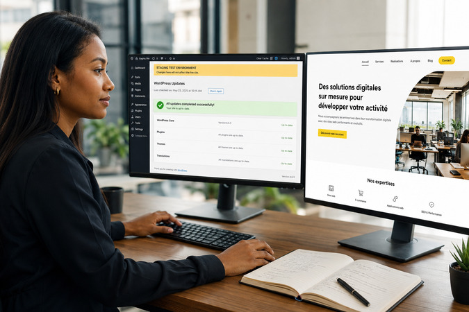 Site WordPress : pourquoi une simple mise à jour peut tout faire tomber ?